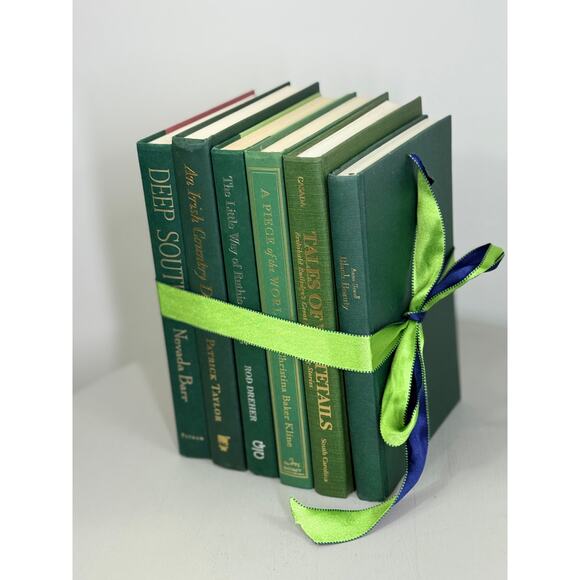 Vintage ombré effect green Decorative Book collection - Picture 2 of 4